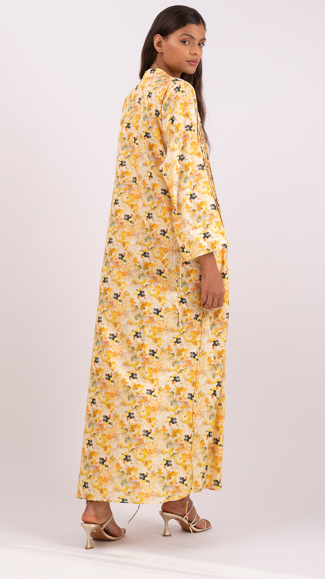 Floral Yellow  Cotton